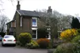 An outside view of the home