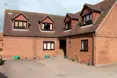 An outside view of the home